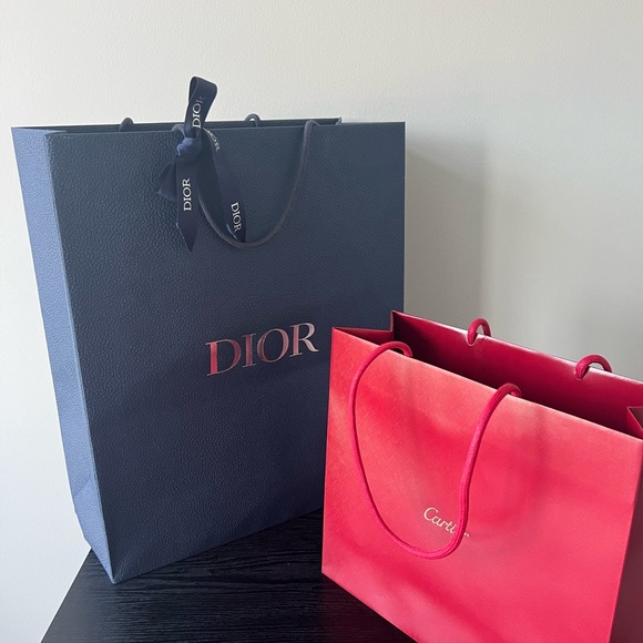 Dior shopping bag 18x15.5 with certificates - Picture 3 of 3